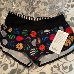 2x lululemon Seawheeze running shorts size 4